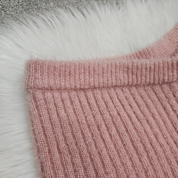 Eloquii Pink High Waisted Ribbed Knit Fuzzy Textured Lounge Pajama Shorts 22/24 - Picture 3 of 9